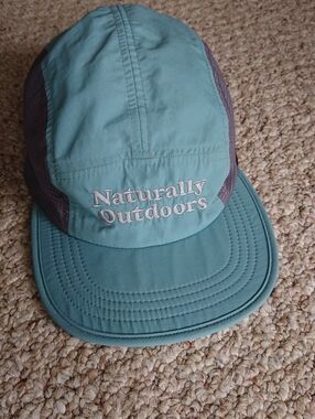 Richardson outdoor Naturally Outdoors Teal and Gray Outdoor Cap